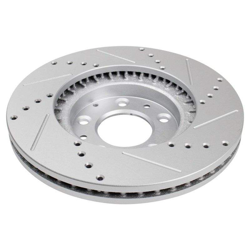 TRQ Front Ceramic Brake Pad & Performance Rotor Set of 2 Kit for Mazda CX-7 CX7 gallery