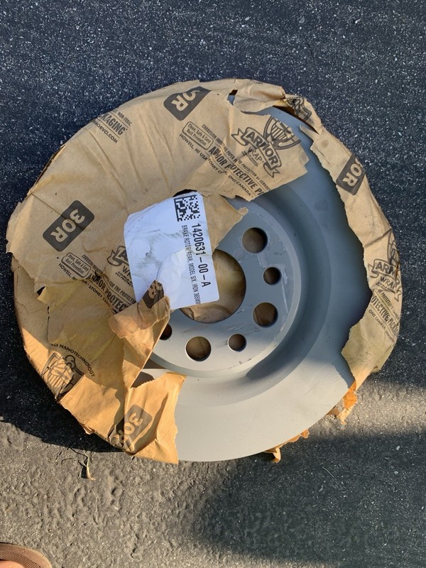 NEW OEM TESLA MODEL S/X BRAKE ROTOR DISK REAR 2016-2021 1027632-00-B