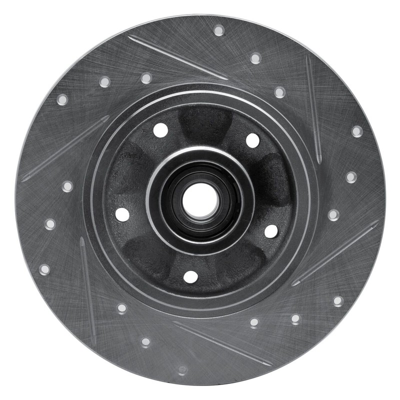 For Nissan Platina 02-10 Brake Rotor eLINE Drilled & Slotted 1-Piece Front gallery