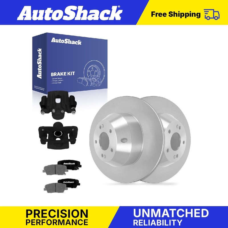 Rear Brake Rotors Ceramic Pads Calipers Black for Kia, Sorento 2016-2020