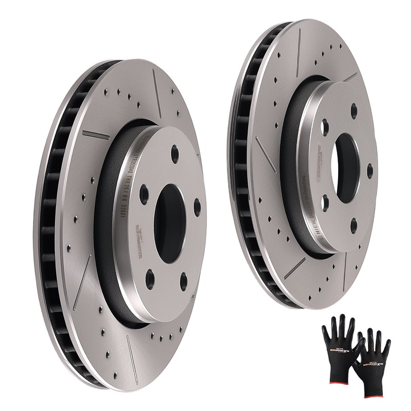 Front Left&Right Side Brake Rotors for Jeep Wrangler 2007-18/Wrangler JK 2018 gallery