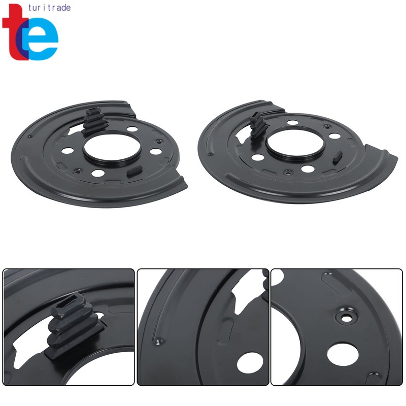 2X Brake Backing Plate Dust Shield for 99-06 Chevy Avalanche Express 1500 2500 gallery