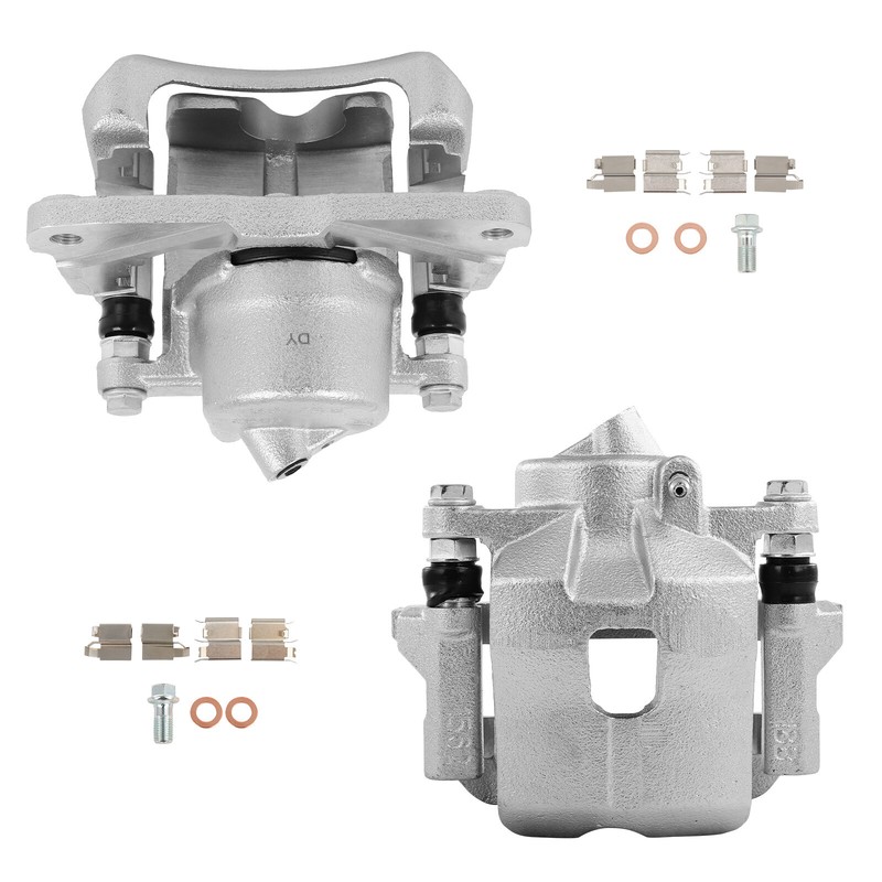 For 2001-2005 Toyota RAV4 Front Left Right Brake Calipers w/ Bracket Pair NEW