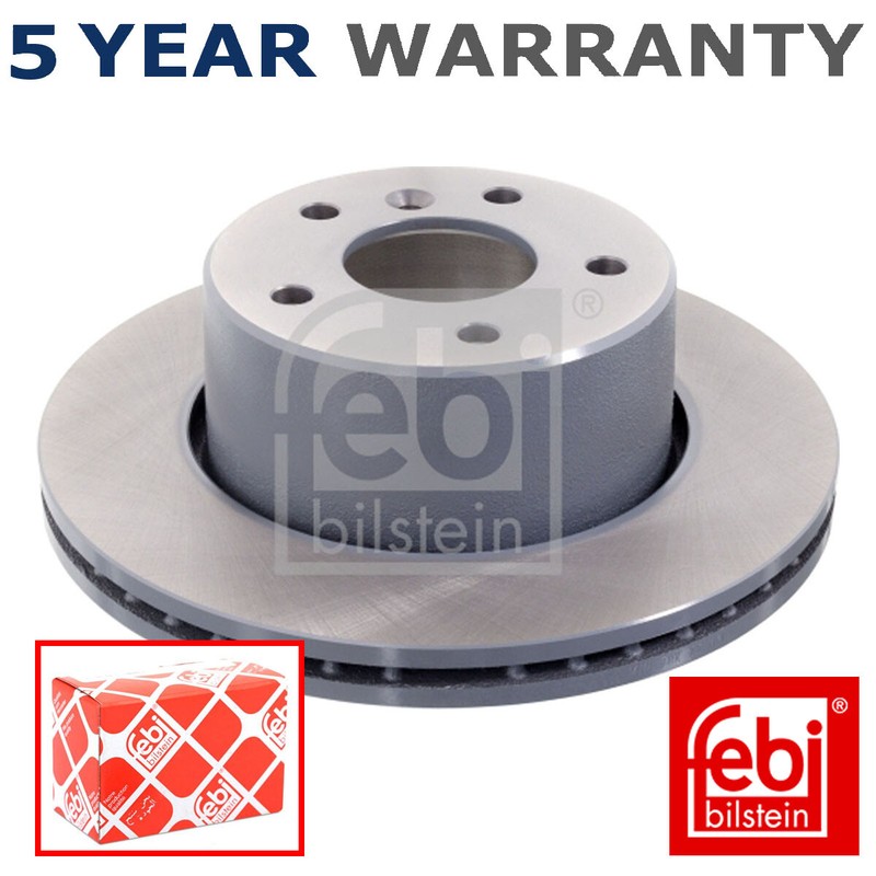 Febi Front Brake Discs Fits Land Rover Discsovery 2.5 TD5 3.9 4.0 4.6