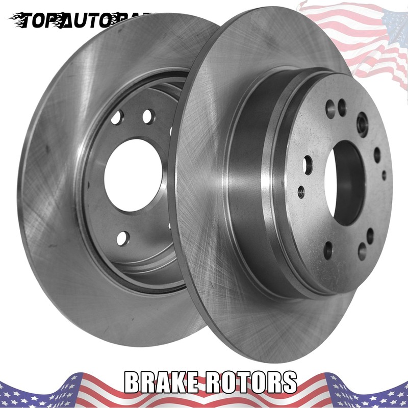 2x 11.1″ Rear Disc Brake Rotors for Acura TL 2004-2008 Honda Element 2003-2011