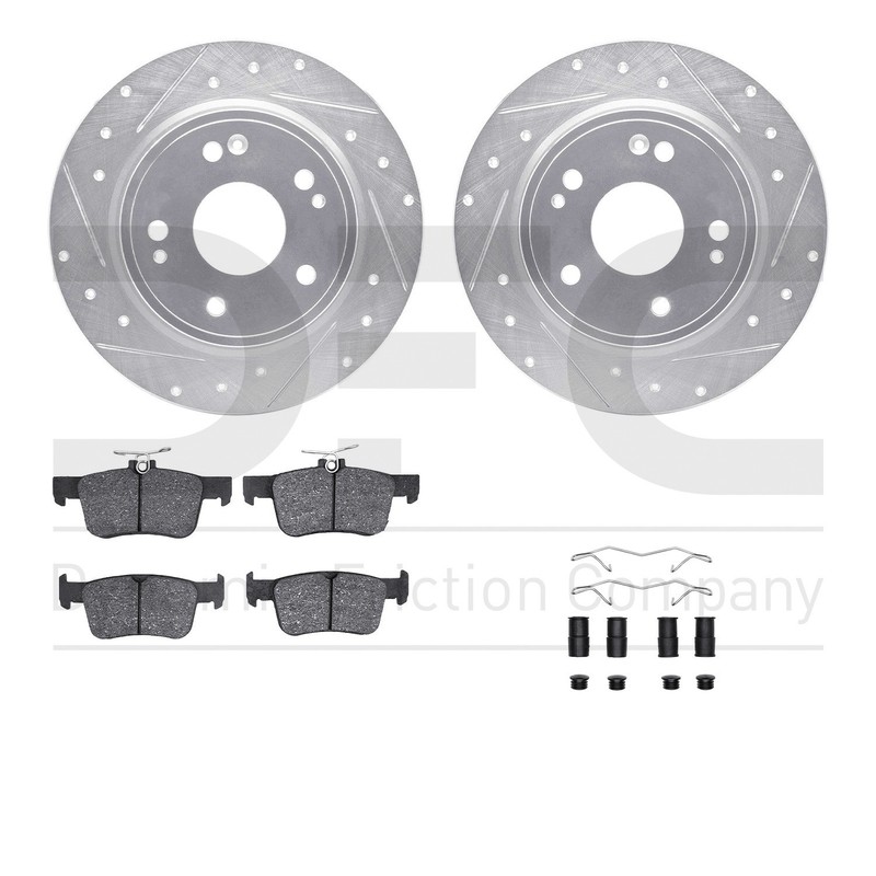 Dynamite Friction Disc Brake Kit for 2018-2025 Honda Accord 7512-59132