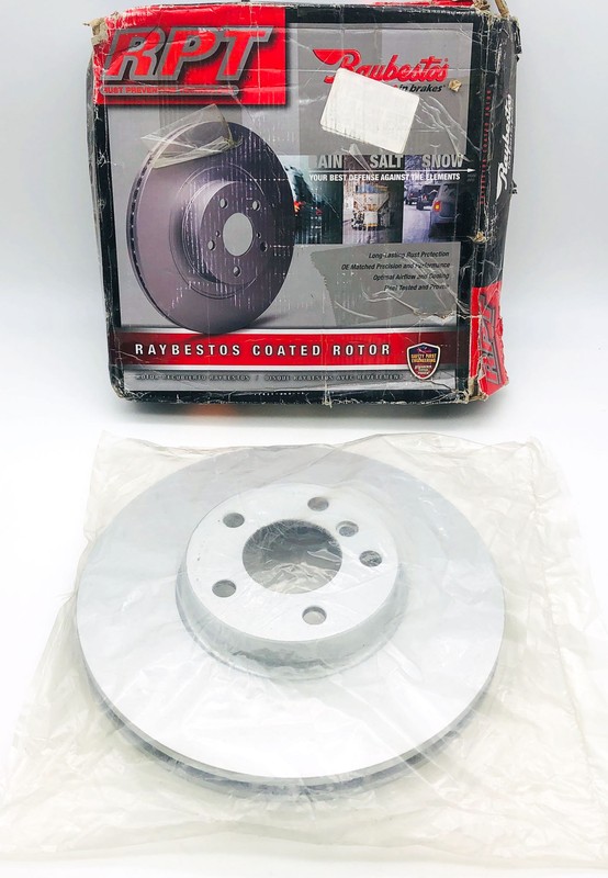 Raybestos 980590FZN Disc Brake Rotor Fusion Coated 1ct Rust Prevention 4.0 Zinc
