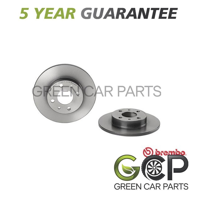 Brake Discs Front Rear GCP Fits Fiat 500 Punto Panda Ford Ka + Other Models