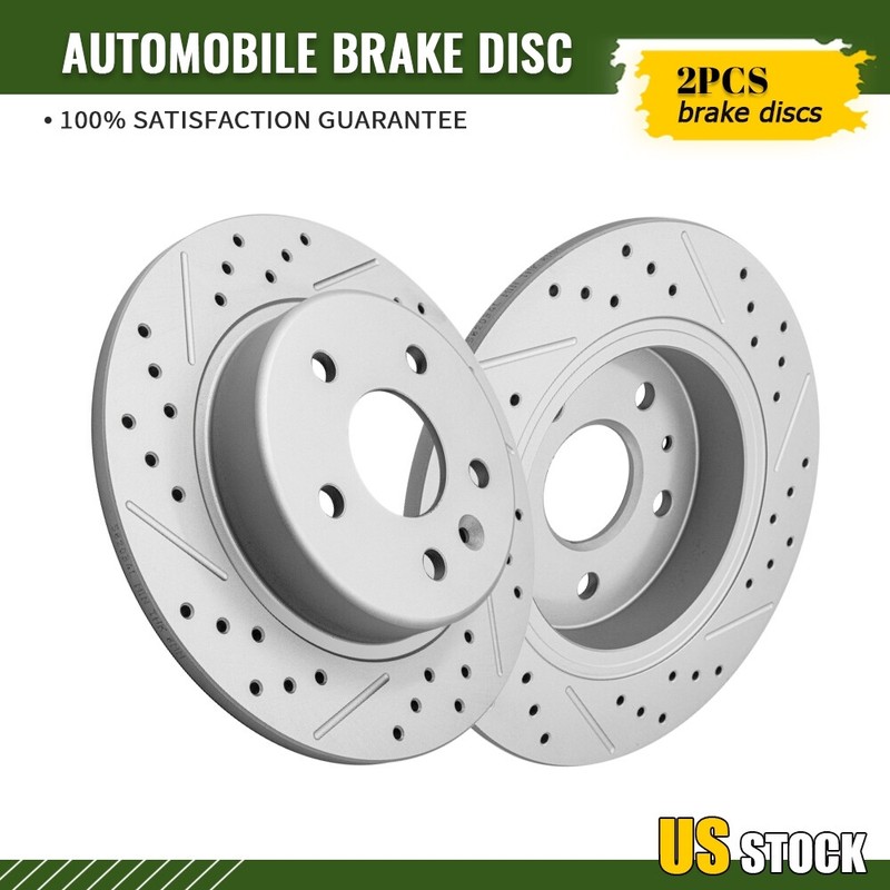 264mm Rear Drilled Disc Rotors For Chevrolet Cruze Bolt EV EUV Volt