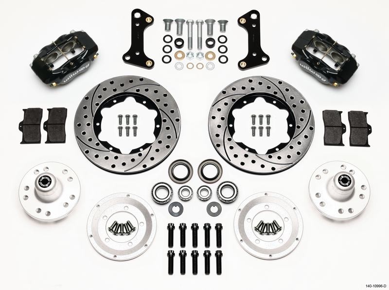 Wilwood Brakes Disc Brake Caliper / Rotor / Pad Kit 140-10996-D