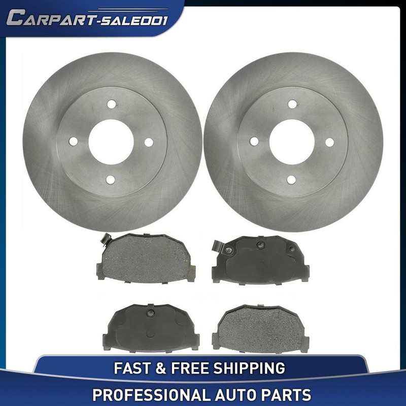 Rear Disc Brake Rotors Brake Pads Kit for 1984 1985 Nissan 300ZX 3.0L