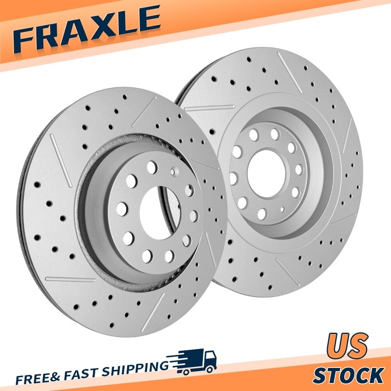 For Volkswagen Atla Golf Passat Gti Audi A3 S3 Tt 310mm Rear Vented Rake Rotor