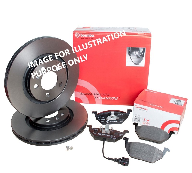 FOR CITROEN Berlingo 2.0 HDi M59 BREMBO FRONT BRAKE DISCS 283MM&BRAKE PADS SET