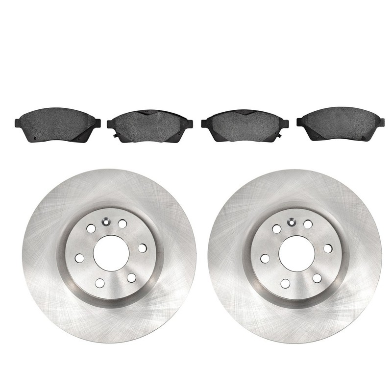 Front Brake Rotor & Ceramic Pad For 2010 2011 2012 2013 - 2016 Cadillac SRX New gallery