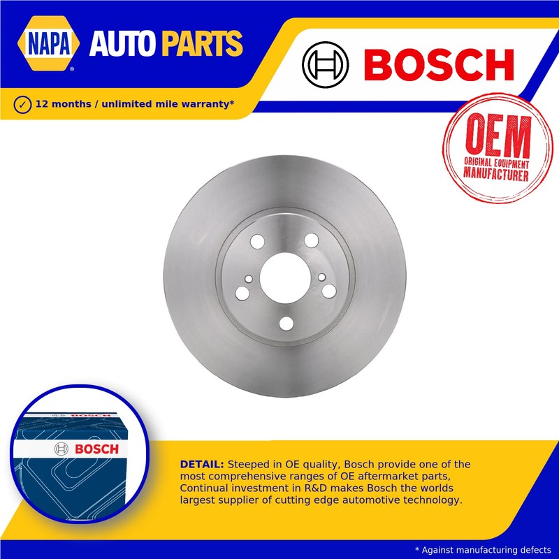 2x Brake Discs Pair Vented Front 275mm 0986478583 Bosch Set 4351220590 BD504 New