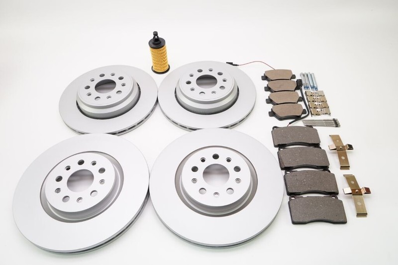 Maserati Ghibli Base brake pads rotors service kit FREE FILTER 792