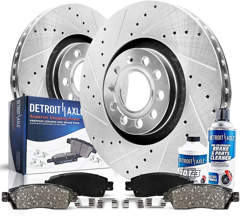 Front Brake Pads Rotors for 2015-2020 Audi TT Quattro