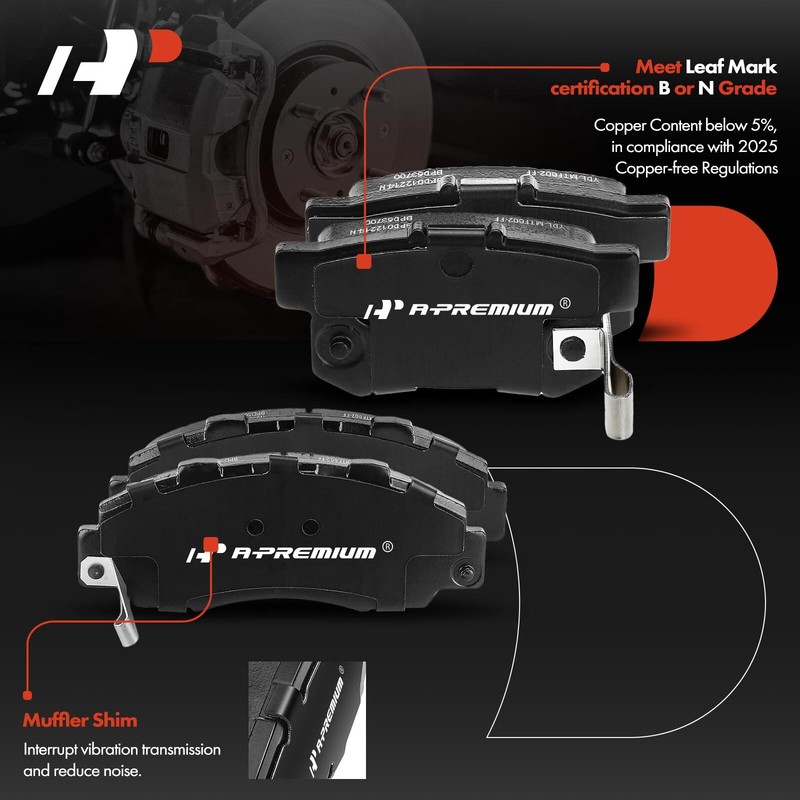 Drilled Rotors & Ceramic Brake Pads Front for Acura Integra 97-98 00-01 Type R gallery