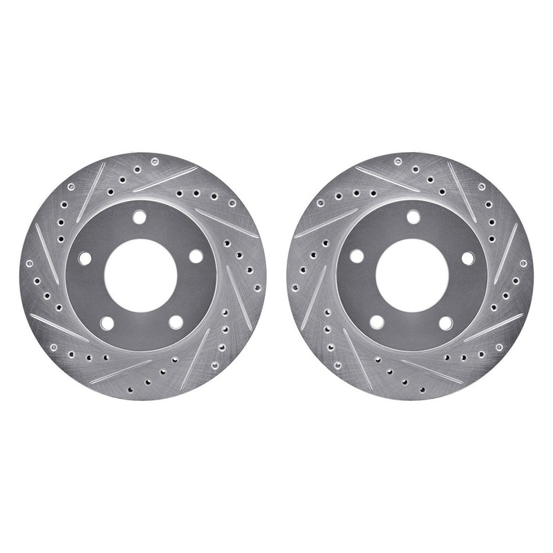 For Cadillac Eldorado 69-78 R1 Concepts Drilled & Slotted Front Brake Rotor Set