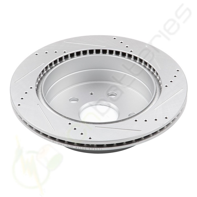 Rear Brake Rotors And Ceramic Pads For Chevy Equinox LT, GMC Terrain SLE 10-17 gallery