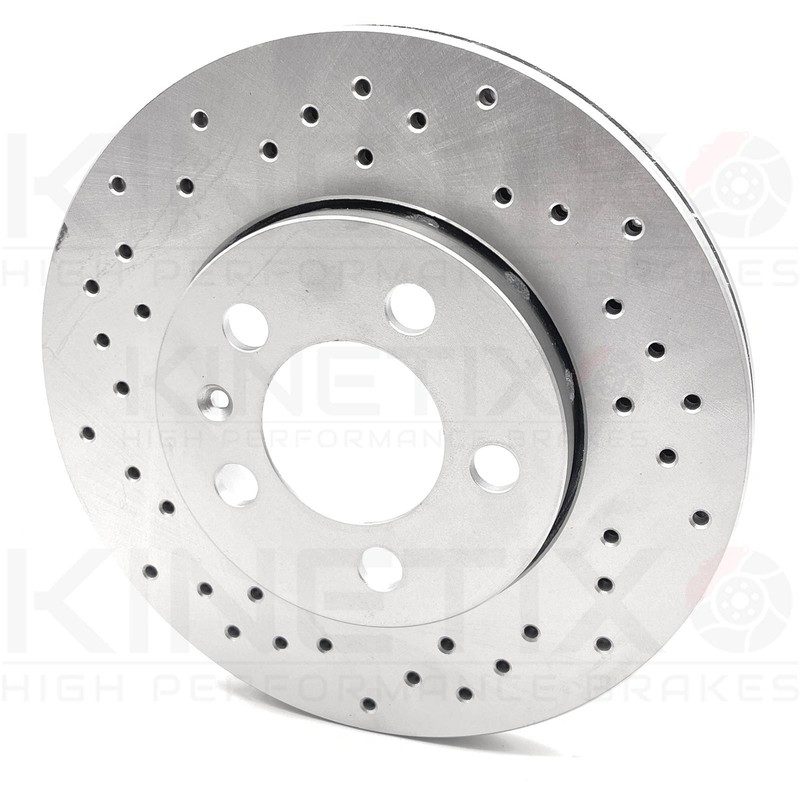 FOR VW BEETLE 2.3 V5 01-05 REAR CROSS DRILLED BRAKE DISCS MINTEX PADS 256mm gallery