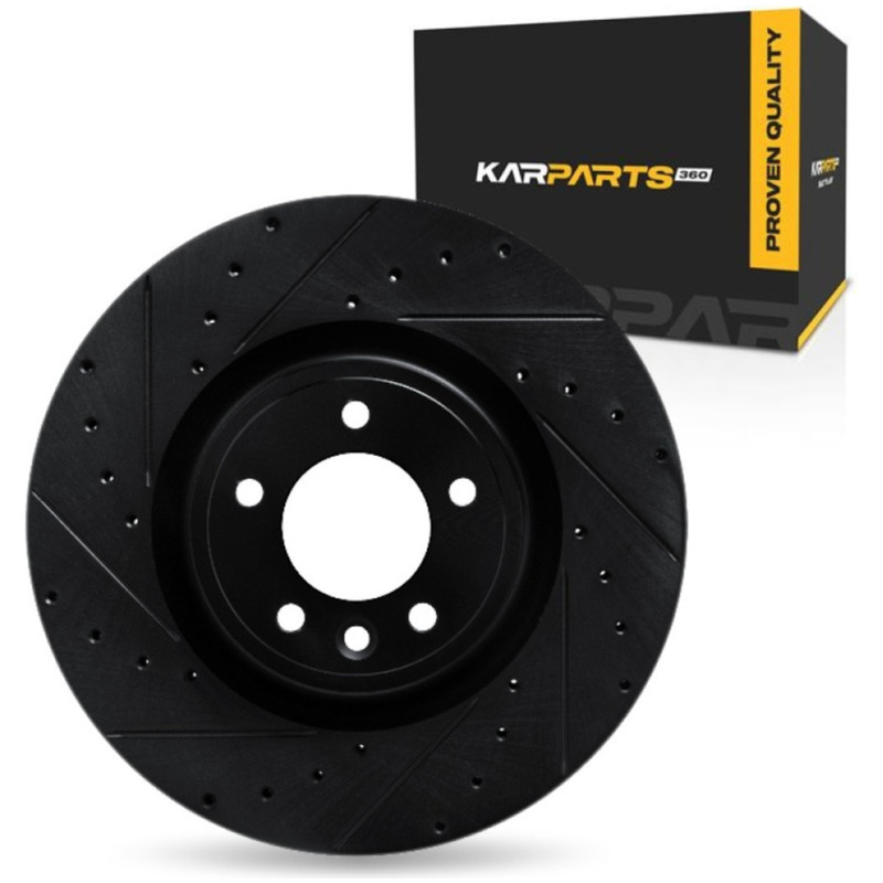 For Land Rover Discovery 2018-2022 Brake Rotor Front, Driver Side | Cast Iron