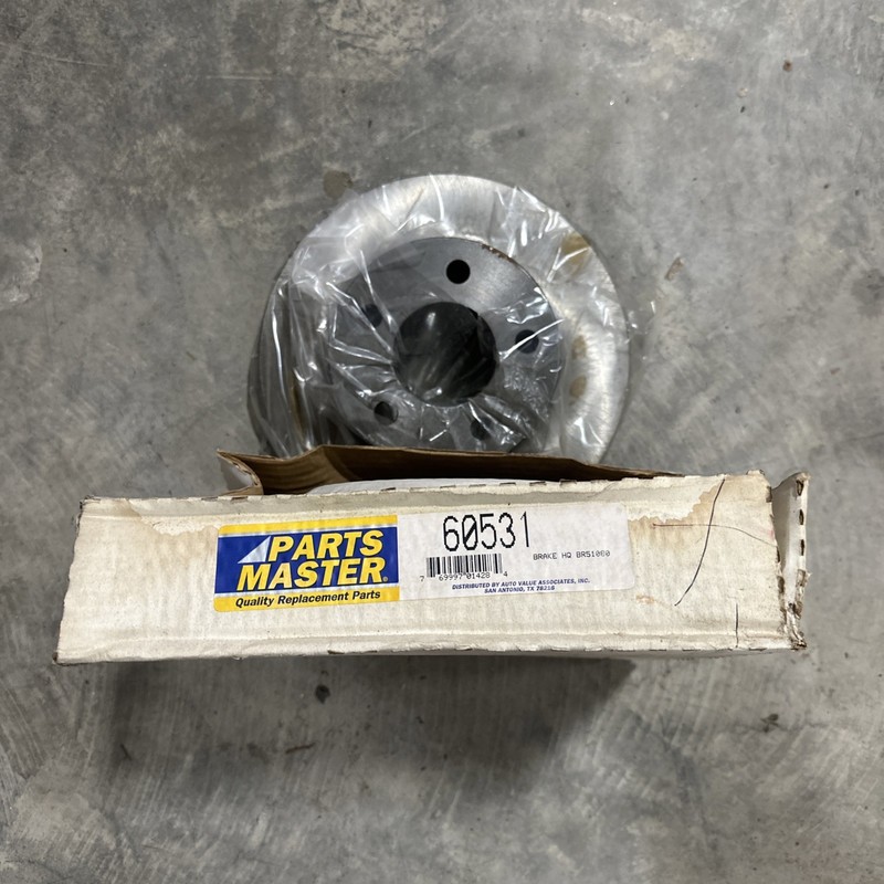 Parts master 60531/BR51080/3512R Brake Rotor 80-89 American Motors Jeep.
