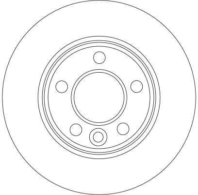 X2 PCS L&R SIDES REAR FITS VW CALIFORNIA T5 CAMPER 2.0 TDI BRAKE DISC DF4312 TRW gallery