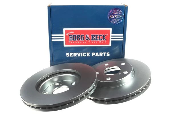 Borg & Beck BBD5330 Front Brake Discs Pair 277mm Vented Fits Toyota Auris