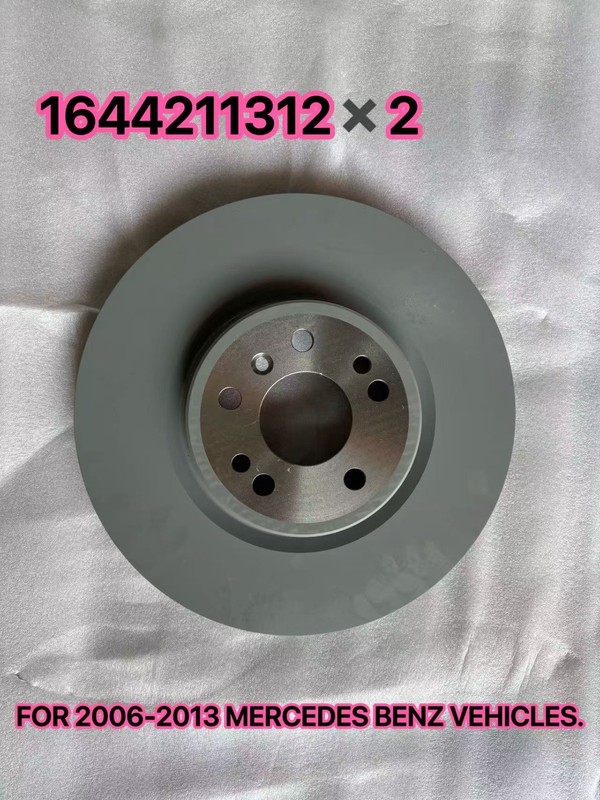 Gen 06-13 Mercedes Front Brake 2Disc Rotors ML320/350 ML450 ML500 R320 R350 R500