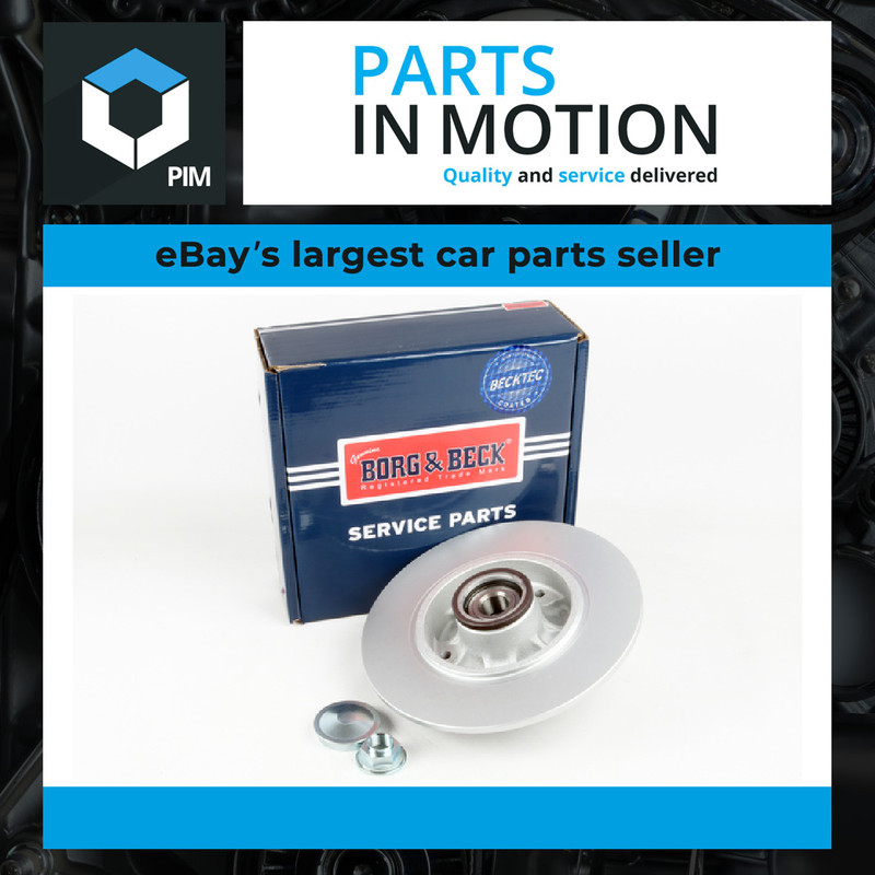2x Brake Discs Pair Solid Rear 260mm BBD6150S Borg & Beck Set 432000166R Quality