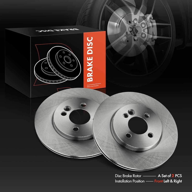 2Pcs Disc Brake Rotors for Mini Cooper 2007 2008 2009-2016 Front Left & Right gallery
