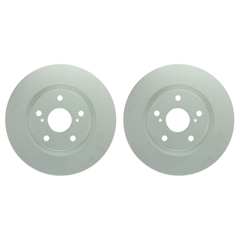 Bosch QuietCast Pair Set of Front Disc Brake Rotors for Corolla iM Matrix RAV4