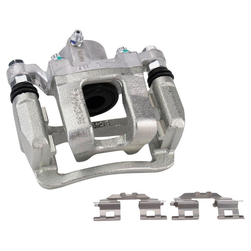 TRQ Rear Brake Calipers Ceramic Pads & Rotors Fits 11-15 Sonata 12-15 Optima gallery