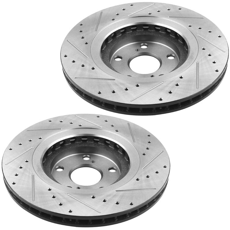 Front & Rear Brake Rotors + Ceramic Brake Pads For 2010-2015 Lexus RX350 RX450h gallery