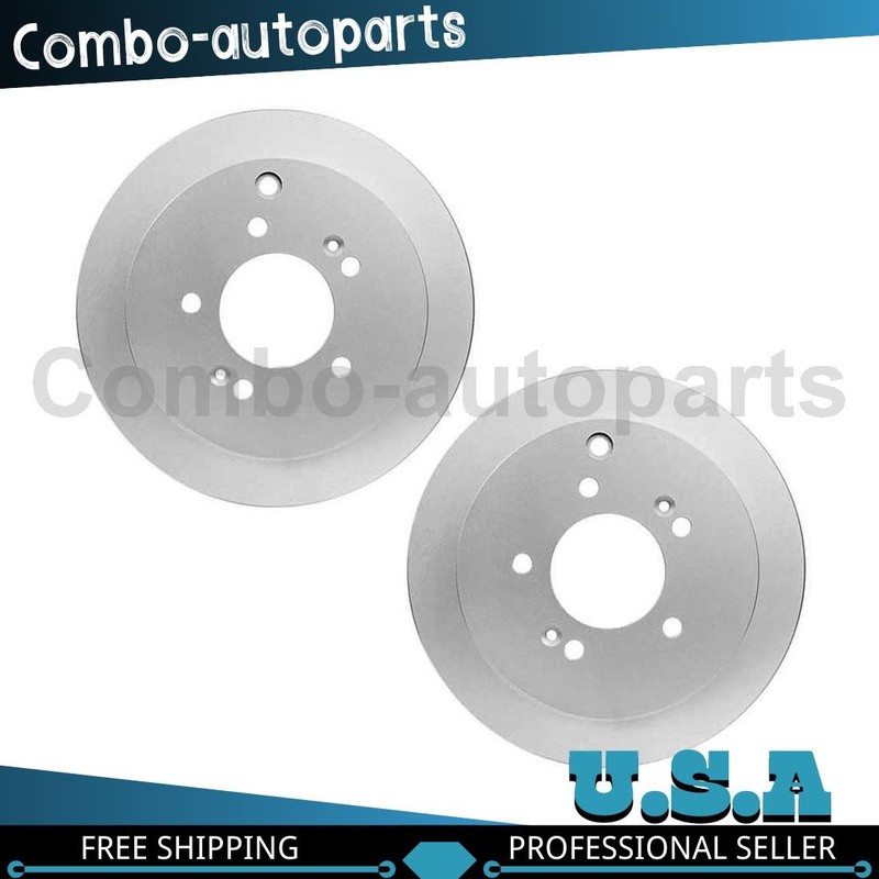 Rear Disc Brake Rotors Fits 2001-2006 Hyundai Santa Fe 2005-2015 Hyundai Tucson