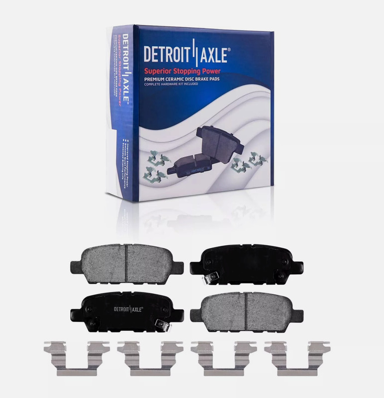 Rear Disc Brake Rotors + Brake Pads for 2002 - 2016 2017 Nissan Altima Sentra gallery
