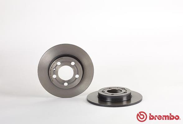 Brake Discs Rear Orius Fits Audi TT 1998-2006 VW Golf 1998-2006 1J0615601D