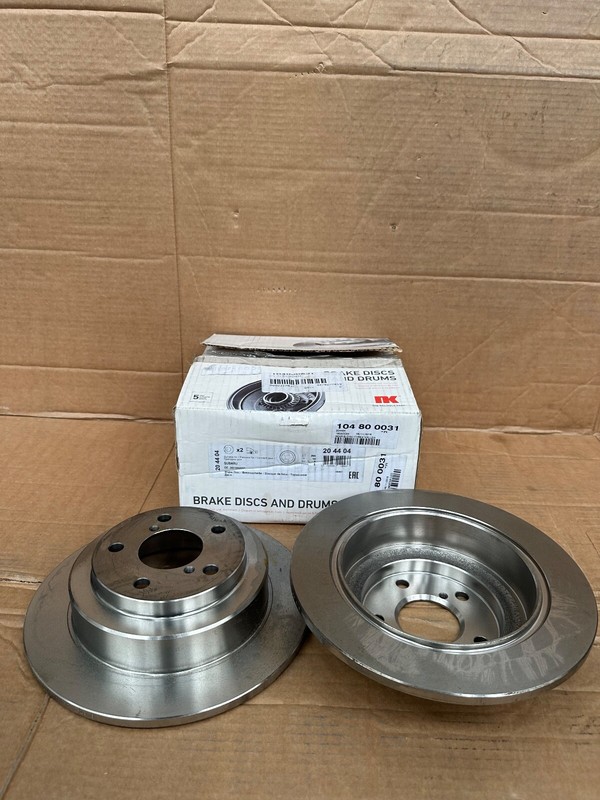 REAR Brake Discs x2 266mm fitsSUABRU IMPREZA LEGACY FORESTER NK 204404