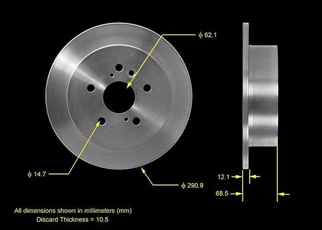 Bendix Premium Drum And Rotor Disc Brake Rotor P N Prt5550 gallery