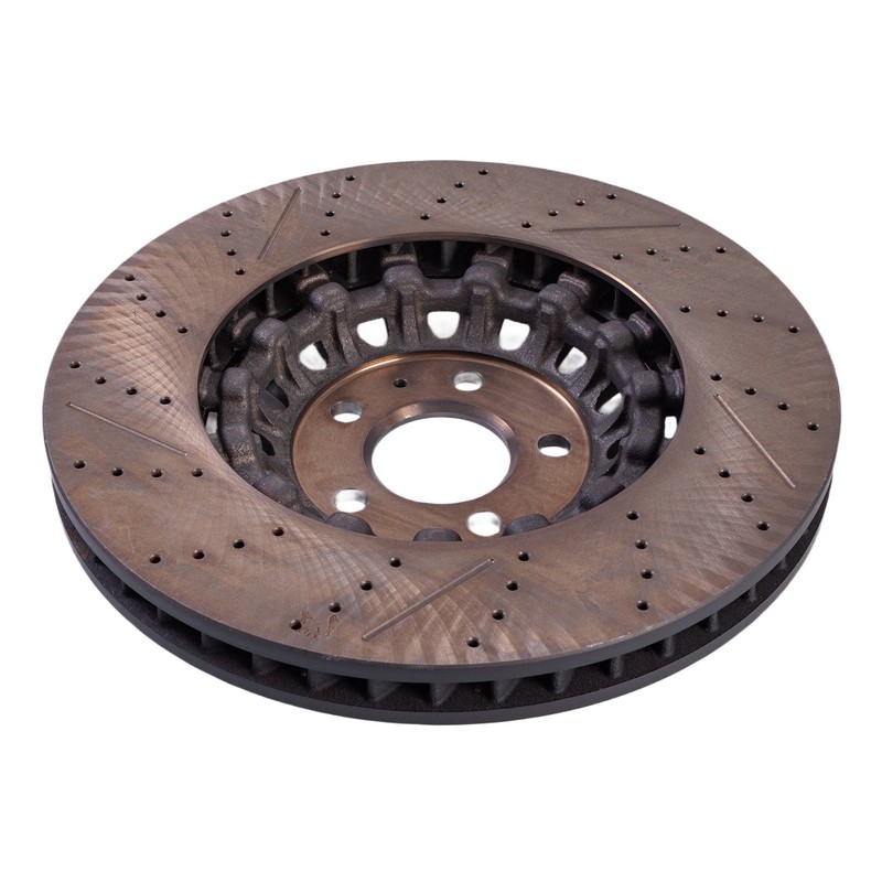 For Audi A6 A8 Q7 Q8 (17-21)Set of 2 Front 375mm Vented Brake Disc Rotors & Pads gallery