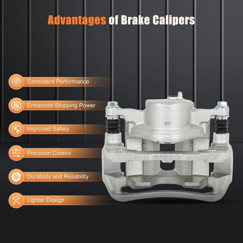 Brake Calipers Front Right For 97-2001 Honda CR-V 95-1998 Acura TL w/ Bracket gallery