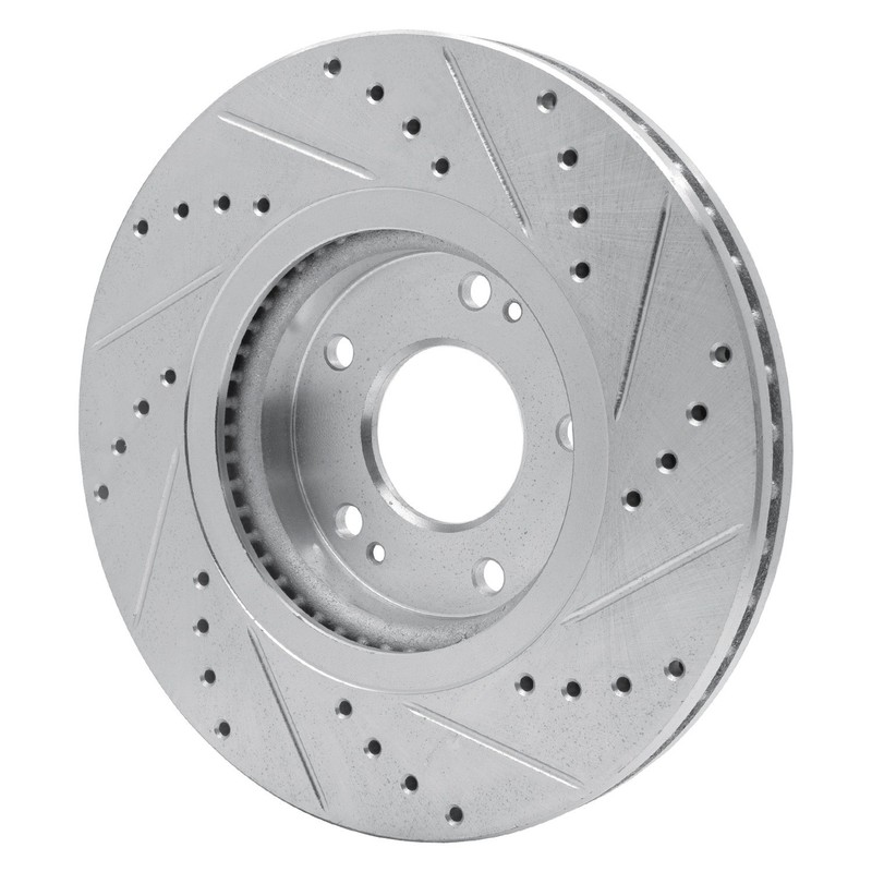 For Hyundai Santa Fe 10-12 Brake Rotor DFC Premium Drilled & Slotted Front gallery