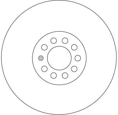 Brake Disc TRW DF4064 For VW, AUDI, SEAT, SKODA (1 pcs) gallery