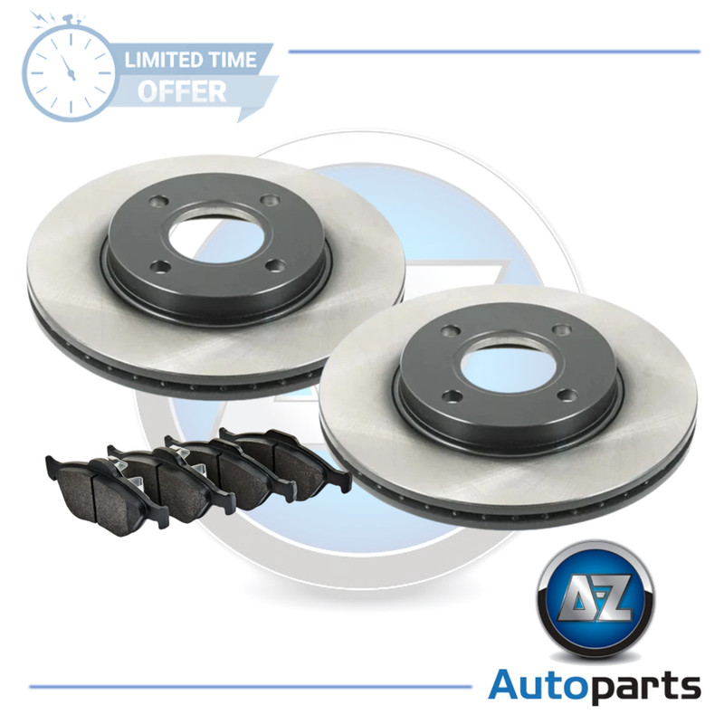 For Ford – Fiesta MK5 1.4D 2001-2010 Front 258mm Brake Discs and Pads