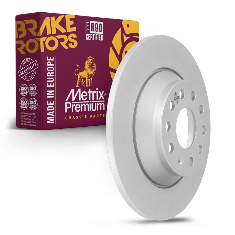 Rear Disc Brake Rotor for 16-20 Audi Q3 16-19 TT Quattro 19-23 Volkswagen Arteon