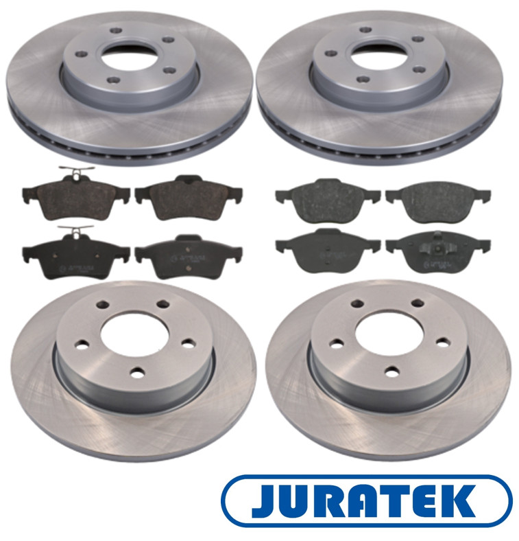 For Ford – Focus MK2 2005-2011 Estate Front & Rear Brake Discs and Pads Juratek
