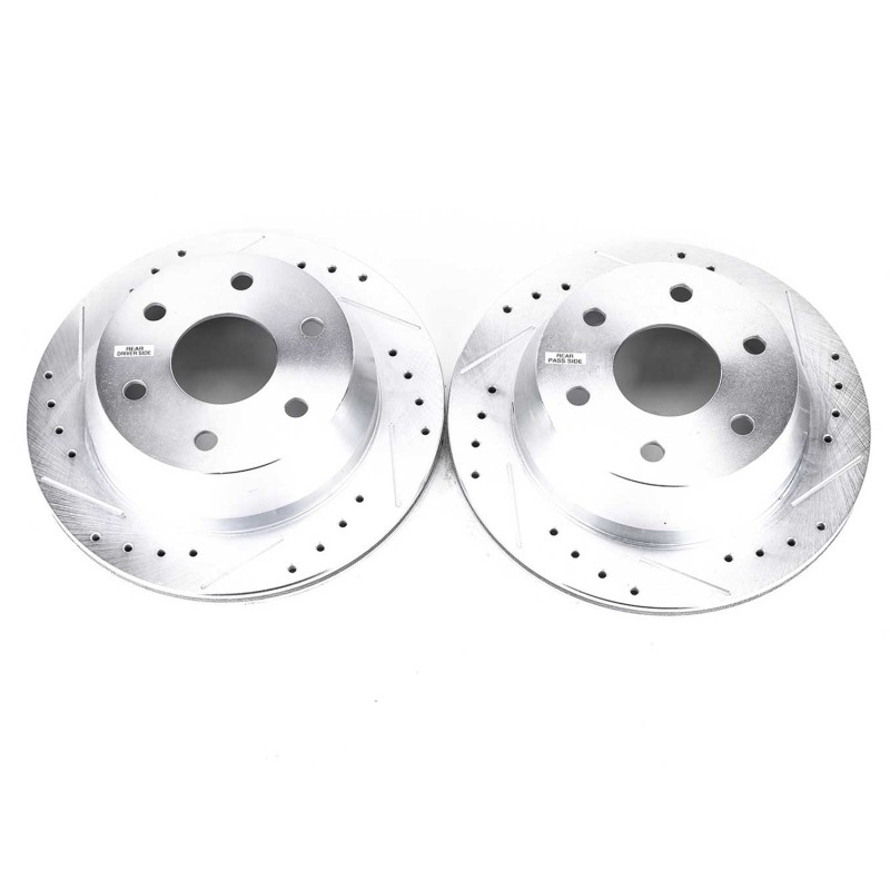 Power Stop AR8641XPR Drilled & Slotted Rear Rotors for Chevrolet Astro & GMC gallery