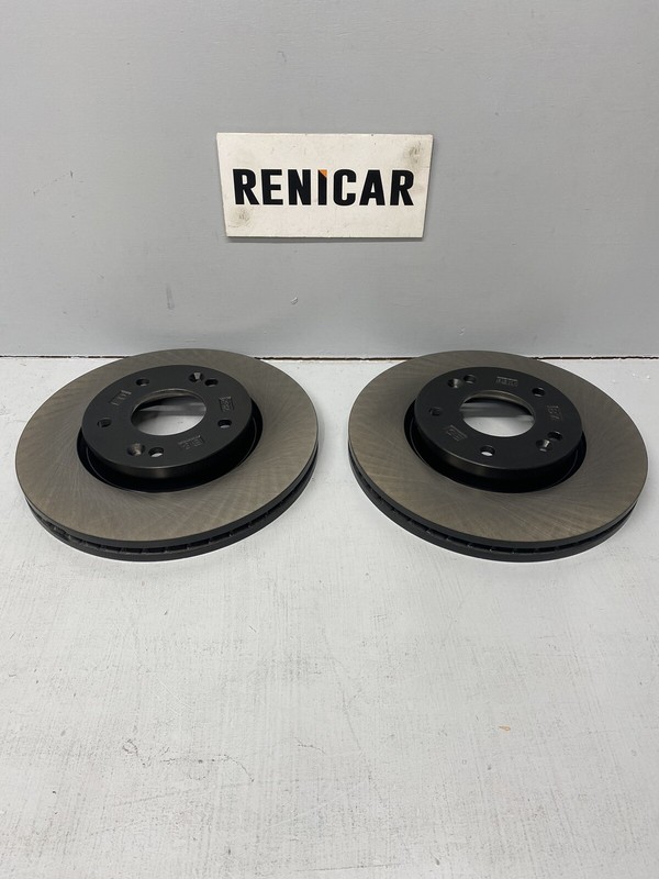 Hyundai I30 07-12 IX20 10- Plus Kia Front Brake Discs Pair 280mm Vented New OE gallery