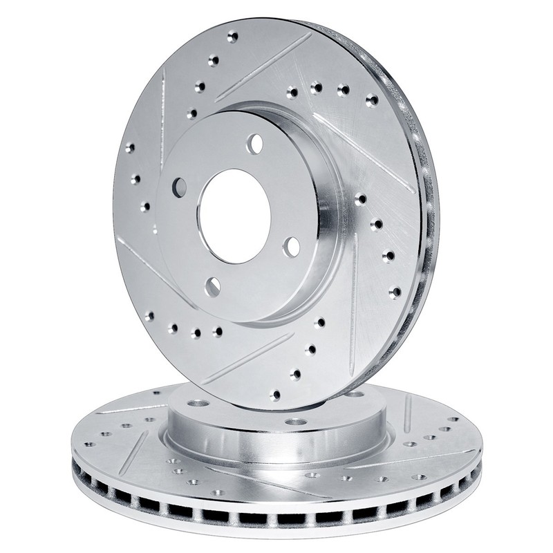 WGPN1-13018 R1 Concepts 2-Wheel Set Brake Discs Front for Subaru Justy 87-90, 94